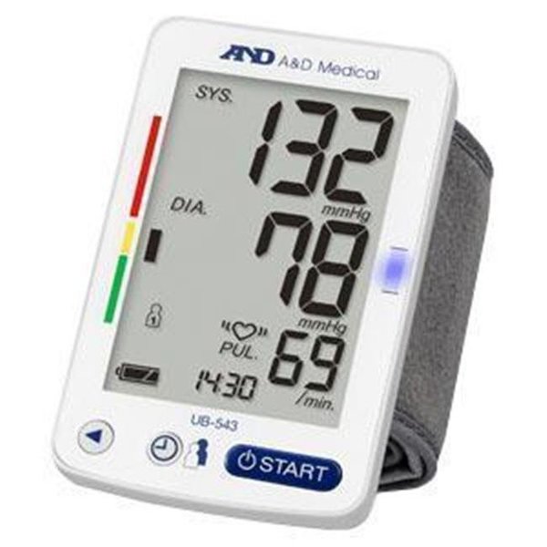 A&D A&D UB-543 Medical Premium Multi-User Wrist Blood Pressure Monitor UB-543